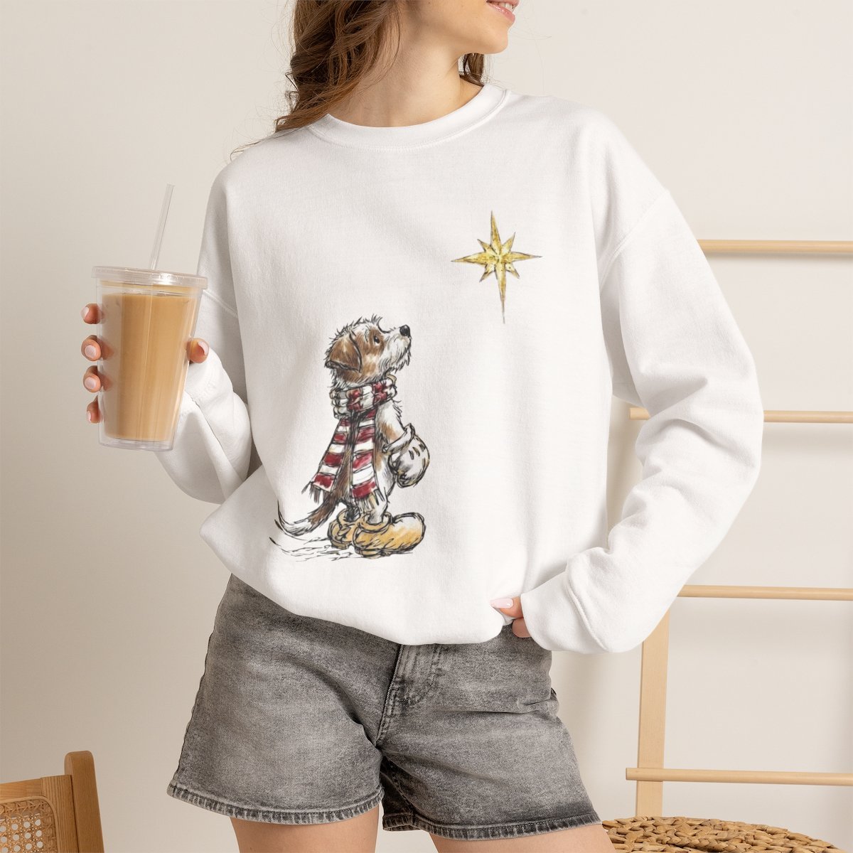 u0ully-1.jpg Cozy Christmas Dog Sweatshirt & Holiday Pet Apparel White