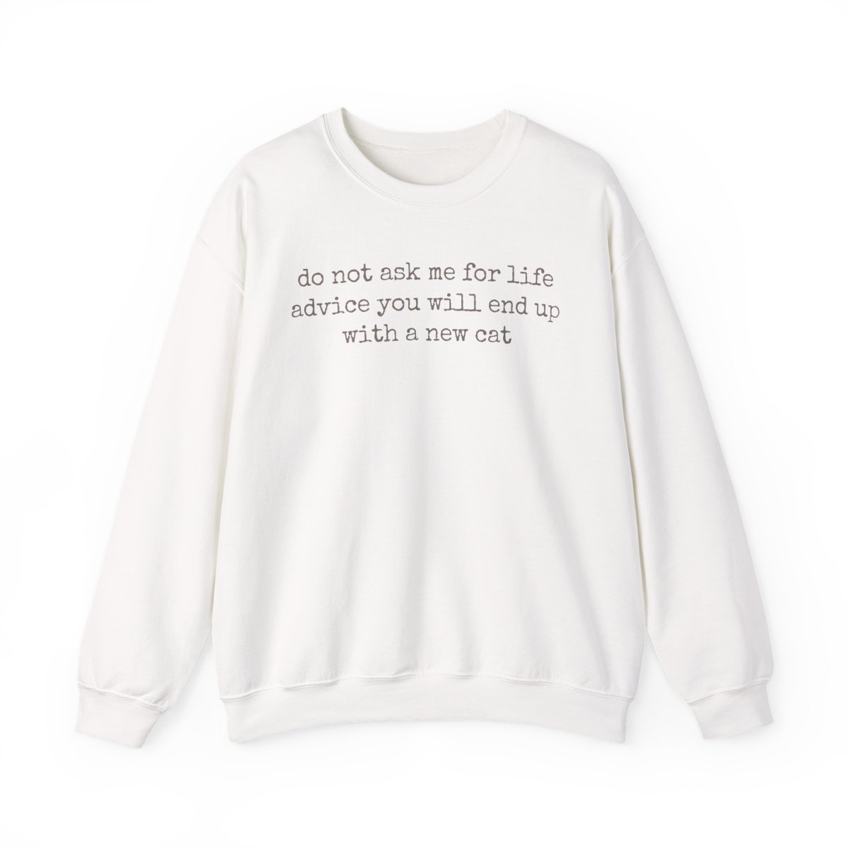 Funny Cat Lover Unisex Sweatshirt - Cozy Gift For Cat Owners Detail