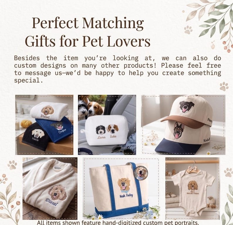 Unisex Comfort Colors Custom Embroidered Pet Sweatshirt - Dog or Cat Portrait From Photo Sweater - Dog Mama Sweatshirt - Mom Birthday Gift Navy